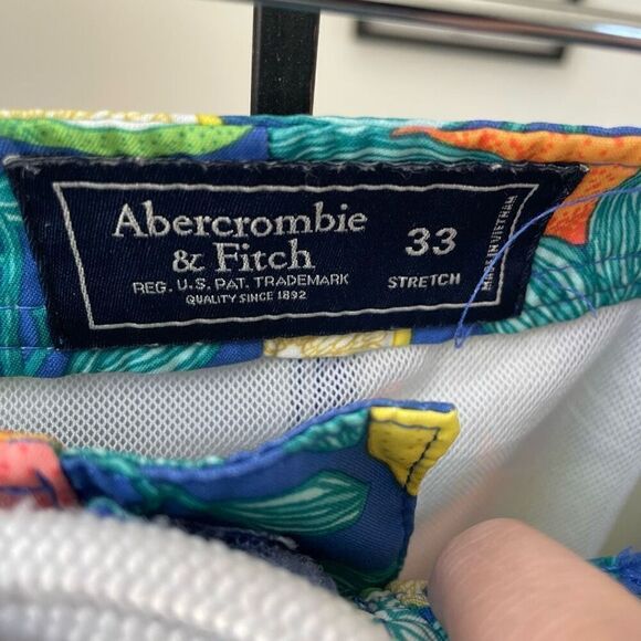 Abercrombie and Fitch Men’s Swim Trunks Citrus Print 33 x 7 L - Picture 8 of 8